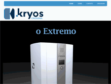 Tablet Screenshot of kryos.com.br